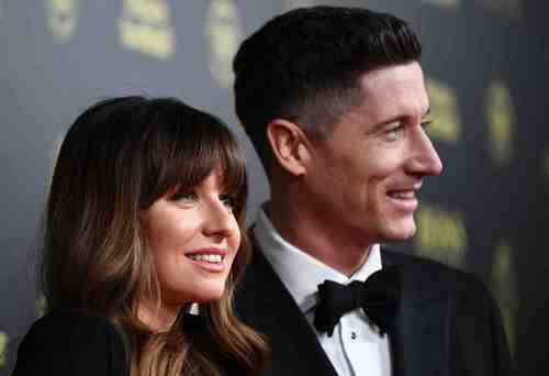 لواندوفسکی و همسرش