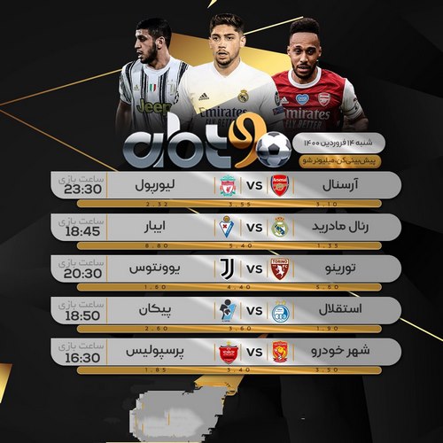 شرط بندی آرسنال و لیورپول