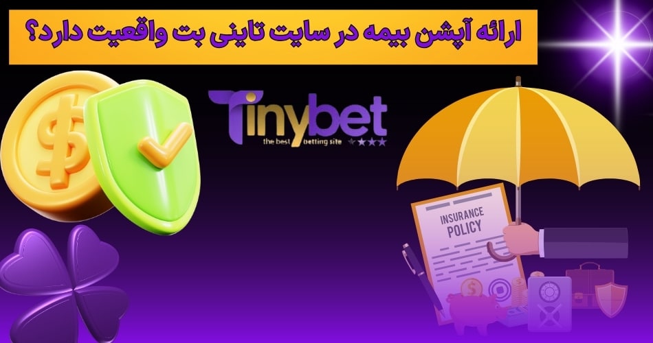 ارائه آپشن بیمه در سایت تاینی بت واقعیت دارد؟