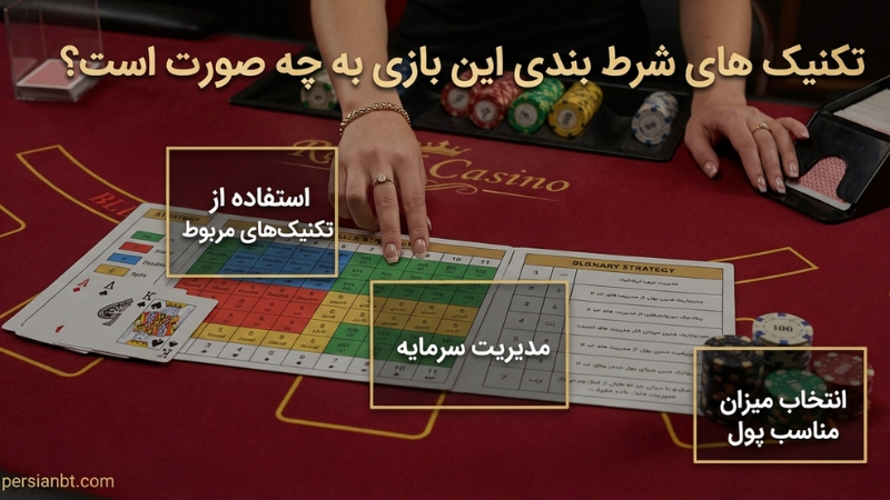 تکنیک های شرط بندی این بازی به چه صورت است؟
