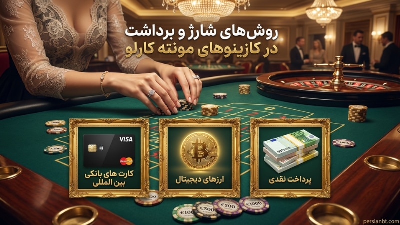 روش های شارژ و برداشت در کازینوهای مونته کارلو